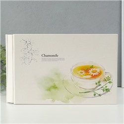 Фотоальбом на 100 фото кожзам 10×15 см «Ромашковый чай», в коробке, 4×26×18 см