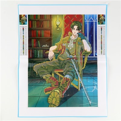 Алмазная мозаика с частичным заполнением на холсте «Незнакомец», 30×40 см