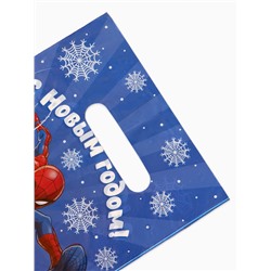 Пакет подарочный, полиэтилен, «С Новым годом», 20×30 см