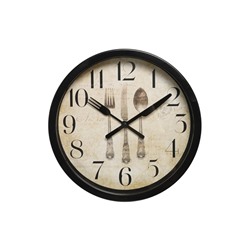 Часы настенные «Сервировка», серия: Кухня, плавный ход, d=20 см