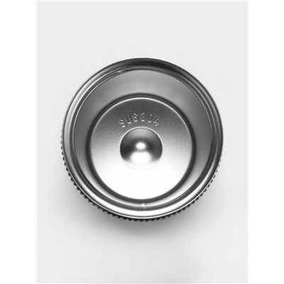 Термокружка, 450 мл, сохраняет тепло 6 ч, 7.5×18 см, вакуумная, нержавеющая сталь, чёрная