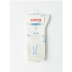 Удлиненные CONTE ACTIVE Удлиненные женские хлопковые носки