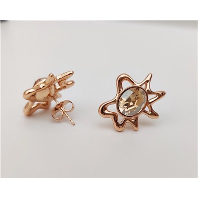 Серьги с кристаллами Swarovski