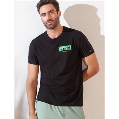 Футболка из премиального хлопка с авторским принтом