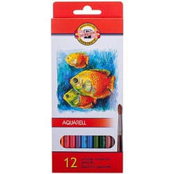 Карандаши акварельные 12цв "Рыбы" 3716012004KSRU Koh-I-Noor