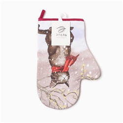 Варежка-Прихватка «Этель. Волшебного счастья», 20×28 см, 100% хлопок, ватин 250 г/м²