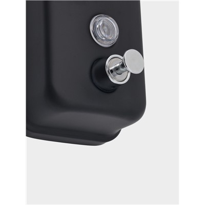 Диспенсер для жидкого мыла Stölz, механический, 500 мл, нержавеющая сталь, чёрный