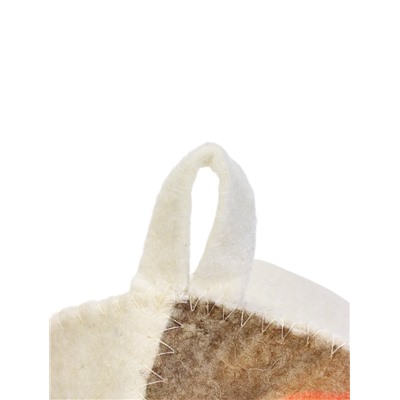 Шапка для бани и сауны «Пусть пар согревает, а год вдохновляет!», полиэфир 70%, шерсть 30%, «Добропаровъ»