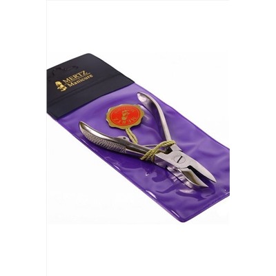 Mertz Педикюрные кусачки 658-N, серебристый, 10 см KRISTALLER, 1124396