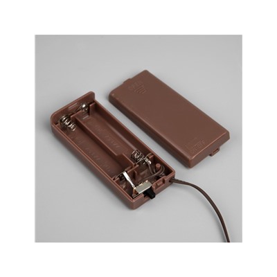 Светодиодная ветка 70 см, 20 LED, коричневая, батарейки AAх2 (не в комплекте), свечение мульти