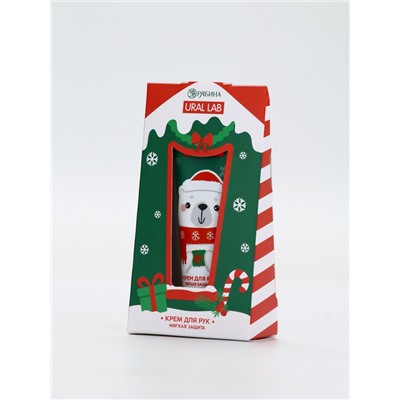 Крем для рук новогодний 30 мл, аромат сахарный леденец, URAL LAB
