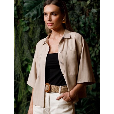 Блузка из плотного лиоцелла