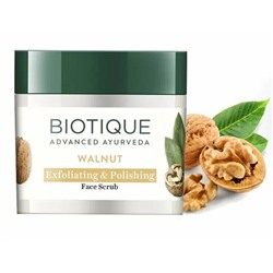 Biotique Walnut Purifying & Polishing Scrub / Биотик Скраб С Грецким Орехом 50 г