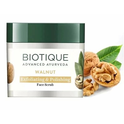Biotique Walnut Purifying & Polishing Scrub / Биотик Скраб С Грецким Орехом 50 г