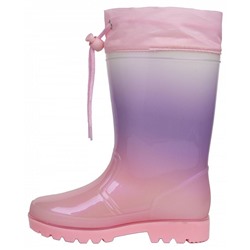 T-10604-B роз Сапоги резиновые для девочек (28-35)/8