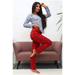 Пижама с брюками домашний КД004 Пингвин НАТАЛИ, 950747