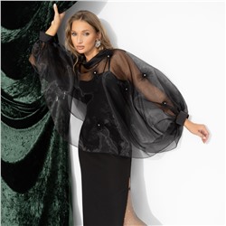 Болеро с объемным декором, Танец тени (шик)