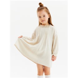 Платье для девочки «Крошка Я» Linen, рост 80-86 см, бежевое