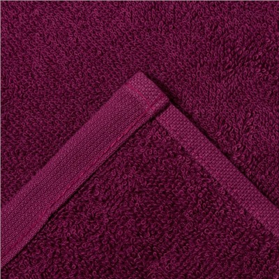 Салфетки махровые декоративные «Этель. 8 Марта», 4 шт., 30×30 см, 100% хлопок, бордовые/сиреневые