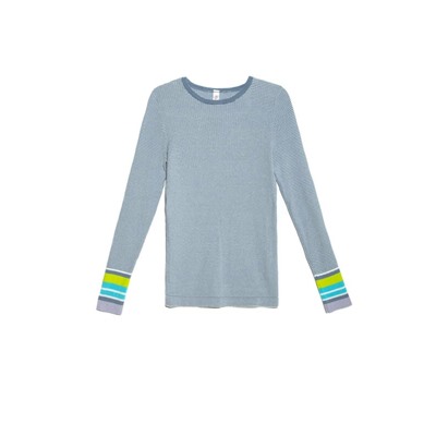 Джемперы CONTE LDK 046 Ультрамодный джемпер с контрастными манжетами