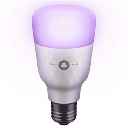 Умная лампа Яндекс, работает с Алисой (YNDX-00018), светодиодная, цветная, 8 Вт, 900 Лм, E27, 220В