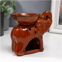 Аромалампа для эфирных масел «Слон», 10×13.5×7 см, МИКС