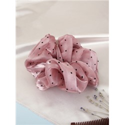 Резинка для волос / 699 /уп 120/ (Белый горох)