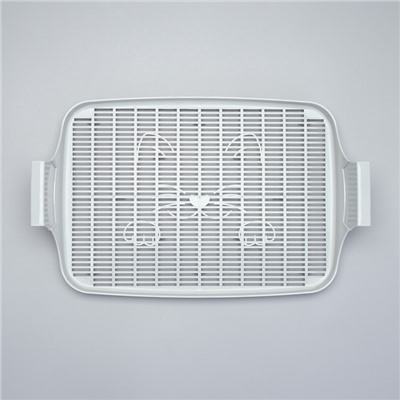 Туалет с сеткой,44×33×11.5 см, серый