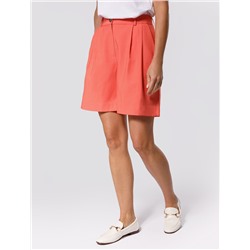 Шорты из плотного лиоцела на резинке