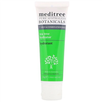 Meditree, Pure Australian Botanicals, увлажняющее средство с маслом чайного дерева, для жирной и комбинированной кожи, 50 г (1,8 унции)