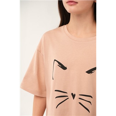 Туника оверсайз для девочки Happyfox