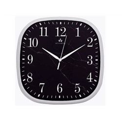 Часы настенные 300x300x45мм, пластик, квадрат