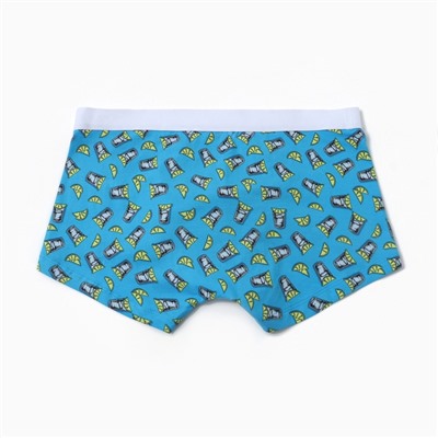 Трусы мужские боксеры, цвет текила на синем, р-р 56 (3XL)