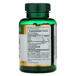 Nature's Bounty, Odorless Fish Oil, 1,000 mg, 120 Coated Softgels