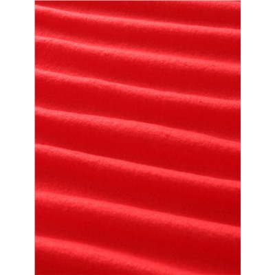 Плед флисовый «Экономь и Я», 150×130 см, 160 г/м², красный