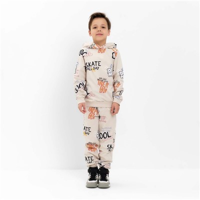 Костюм детский (толстовка, брюки) KAFTAN Graffiti, размер 32 (110-116 см)