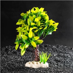 Растение искусственное аквариумное, 15.5×12×20.5 см