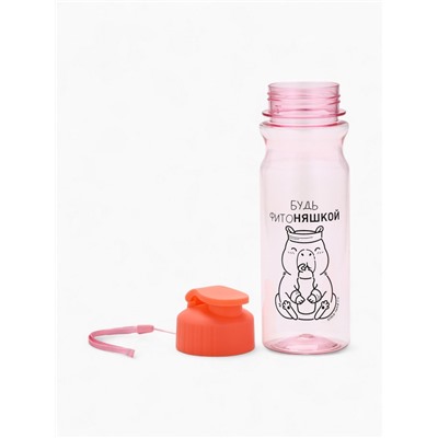 Бутылка для воды пластиковая «Капибара», 500 мл