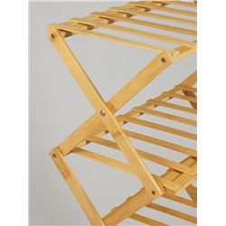 Подставка для цветов Greengo, 3 полки, 50×25×46 см, напольная, бамбук