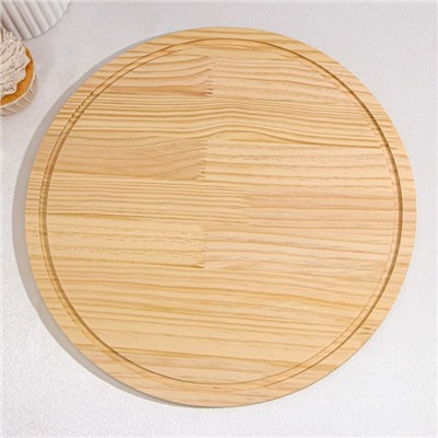 Блюдо для подачи Доляна «Древо», d=33 см, дерево