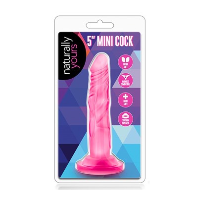 Розовый фаллоимитатор 5 Inch Mini Cock - 14,6 см.