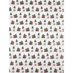 Бумага упаковочная глянцевая «Новый год 2026», лошадь, 70×100 см