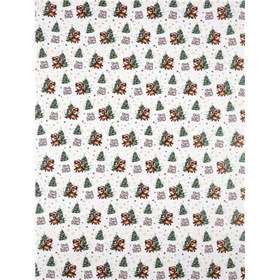 Бумага упаковочная глянцевая «Новый год 2026», лошадь, 70×100 см