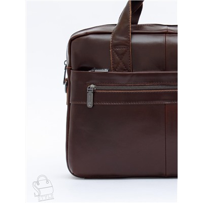 Портфель мужской кожаный 11011Z brown Zinimsk