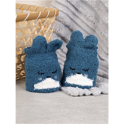 Носки женские флисовые р. 35-40 Лапки новогодний №10 / MNZ-16/10 /уп 12 /700654