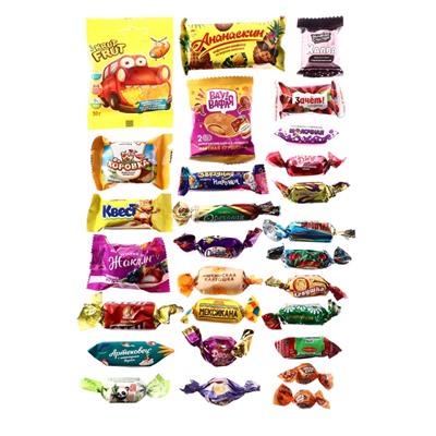 Сладкий новогодний подарок «Кубик», конфеты + игрушка, детский, 500 г