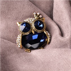 Брошь Сова 4 см / 3294 /уп 36/