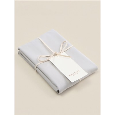 Наволочка SL Home Percale 300ТС, 50×70+3 см, серая, перкаль, хлопок 100%