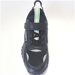 92-325D черн Кроссовки для мальчиков (33-37)/12