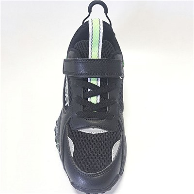 92-325D черн Кроссовки для мальчиков (33-37)/12